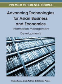 Imagen de portada: Advancing Technologies for Asian Business and Economics 9781466602762