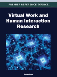 صورة الغلاف: Virtual Work and Human Interaction Research 9781466609631