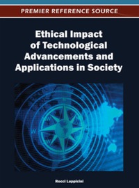 Imagen de portada: Ethical Impact of Technological Advancements and Applications in Society 9781466617735