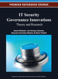 Imagen de portada: IT Security Governance Innovations 9781466620834