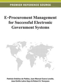 表紙画像: E-Procurement Management for Successful Electronic Government Systems 9781466621190