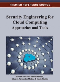 Cover image: Security Engineering for Cloud Computing 9781466621251