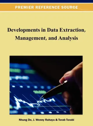 Immagine di copertina: Developments in Data Extraction, Management, and Analysis 9781466621480