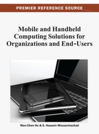 Imagen de portada: Mobile and Handheld Computing Solutions for Organizations and End-Users 9781466627857