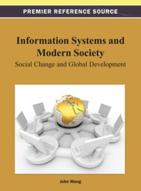 Imagen de portada: Information Systems and Modern Society 9781466629226