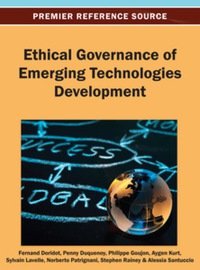 表紙画像: Ethical Governance of Emerging Technologies Development 9781466636705