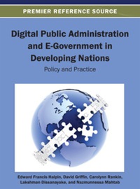 Imagen de portada: Digital Public Administration and E-Government in Developing Nations 9781466636910