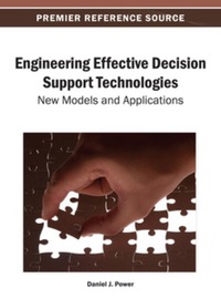 Imagen de portada: Engineering Effective Decision Support Technologies 9781466640023