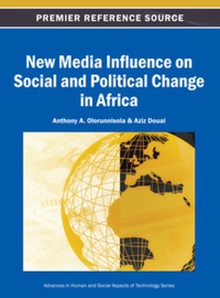 Imagen de portada: New Media Influence on Social and Political Change in Africa 9781466641976