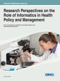 Imagen de portada: Research Perspectives on the Role of Informatics in Health Policy and Management 9781466643215