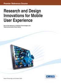 Cover image: Research and Design Innovations for Mobile User Experience 9781466644465