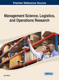 Imagen de portada: Management Science, Logistics, and Operations Research 9781466645066
