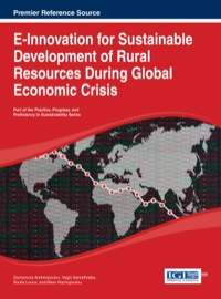 Imagen de portada: E-Innovation for Sustainable Development of Rural Resources During Global Economic Crisis 1st edition 9781466645509