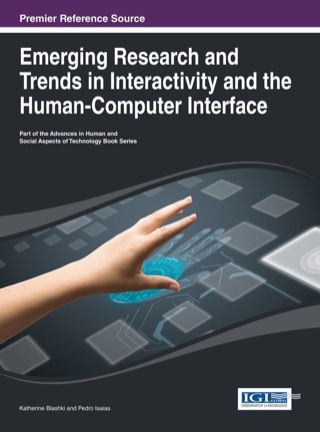 Imagen de portada: Emerging Research and Trends in Interactivity and the Human-Computer Interface 1st edition 9781466646230
