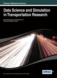 表紙画像: Data Science and Simulation in Transportation Research 1st edition 9781466649200