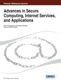 Cover image: Advances in Secure Computing, Internet Services, and Applications 1st edition 9781466649408