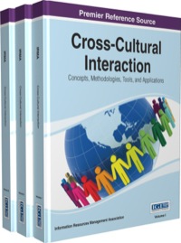 表紙画像: Cross-Cultural Interaction: Concepts, Methodologies, Tools, and Applications 1st edition 9781466649798