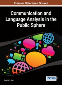 صورة الغلاف: Communication and Language Analysis in the Public Sphere 1st edition 9781466650039