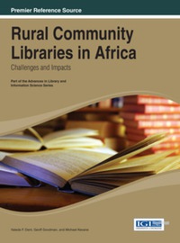 表紙画像: Rural Community Libraries in Africa: Challenges and Impacts 9781466650435