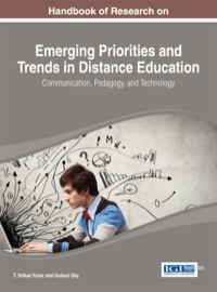 Imagen de portada: Handbook of Research on Emerging Priorities and Trends in Distance Education: Communication, Pedagogy, and Technology 1st edition 9781466651623
