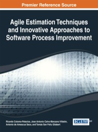 Omslagafbeelding: Agile Estimation Techniques and Innovative Approaches to Software Process Improvement 1st edition 9781466651821