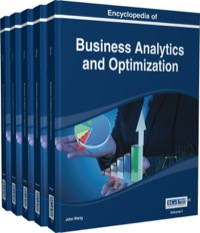 Cover image: Encyclopedia of Business Analytics and Optimization 1st edition 9781466652026