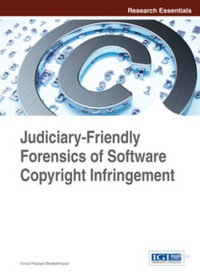 Imagen de portada: Judiciary-Friendly Forensics of Software Copyright Infringement 9781466658042