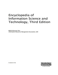 表紙画像: Encyclopedia of Information Science and Technology, Third Edition 9781466658882