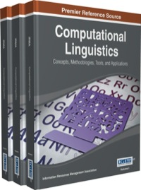 Cover image: Computational Linguistics: Concepts, Methodologies, Tools, and Applications 1st edition 9781466660427