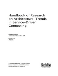 Cover image: Handbook of Research on Architectural Trends in Service-Driven Computing 9781466661783