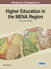 Cover image: Handbook of Research on Higher Education in the MENA Region: Policy and Practice 1st edition 9781466661981