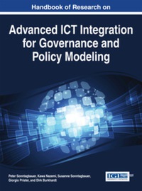 Imagen de portada: Handbook of Research on Advanced ICT Integration for Governance and Policy Modeling 9781466662360