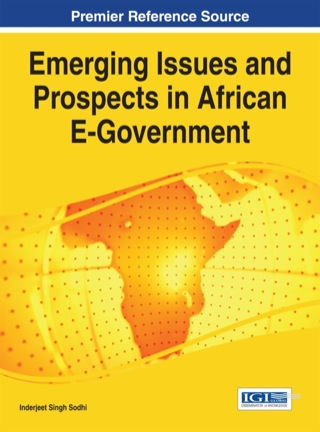 Cover image: Emerging Issues and Prospects in African E-Government 1st edition 9781466662964