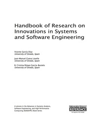 Imagen de portada: Handbook of Research on Innovations in Systems and Software Engineering 9781466663596