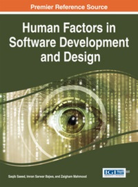 Cover image: Human Factors in Software Development and Design 9781466664852