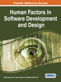 Imagen de portada: Human Factors in Software Development and Design 1st edition 9781466664852