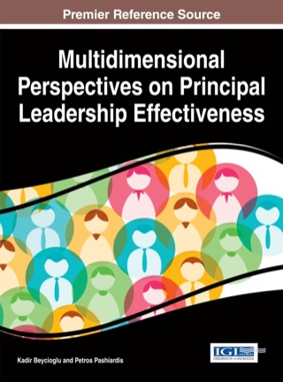 Cover image: Multidimensional Perspectives on Principal Leadership Effectiveness 1st edition 9781466665910