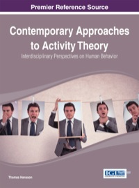 Imagen de portada: Contemporary Approaches to Activity Theory: Interdisciplinary Perspectives on Human Behavior 1st edition 9781466666030