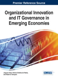 Imagen de portada: Organizational Innovation and IT Governance in Emerging Economies 1st edition 9781466673328