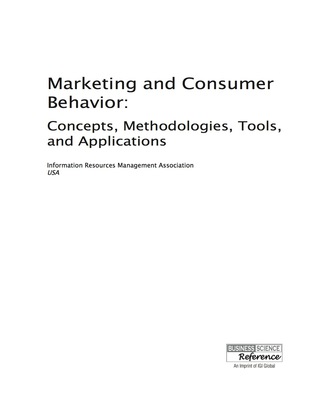 表紙画像: Marketing and Consumer Behavior: Concepts, Methodologies, Tools, and Applications 9781466673571