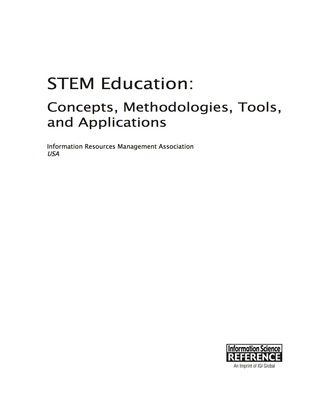 Omslagafbeelding: STEM Education: Concepts, Methodologies, Tools, and Applications 9781466673632