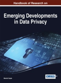 Cover image: Handbook of Research on Emerging Developments in Data Privacy 1st edition 9781466673816