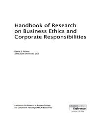 Cover image: Handbook of Research on Business Ethics and Corporate Responsibilities 9781466674769