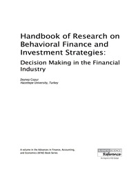 Cover image: Handbook of Research on Behavioral Finance and Investment Strategies: Decision Making in the Financial Industry 9781466674844
