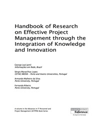Imagen de portada: Handbook of Research on Effective Project Management through the Integration of Knowledge and Innovation 9781466675360