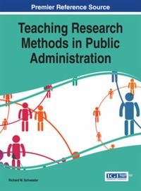 Imagen de portada: Teaching Research Methods in Public Administration 9781466681163