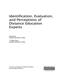 表紙画像: Identification, Evaluation, and Perceptions of Distance Education Experts 9781466681194