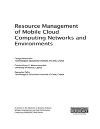 表紙画像: Resource Management of Mobile Cloud Computing Networks and Environments 9781466682252