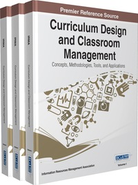 Imagen de portada: Curriculum Design and Classroom Management: Concepts, Methodologies, Tools, and Applications 1st edition 9781466682467
