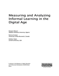 Imagen de portada: Measuring and Analyzing Informal Learning in the Digital Age 9781466682658